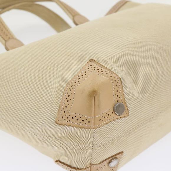 BURBERRY Blue Label Tote Bag Canvas Beige Auth cl708 - Picture 15 of 16